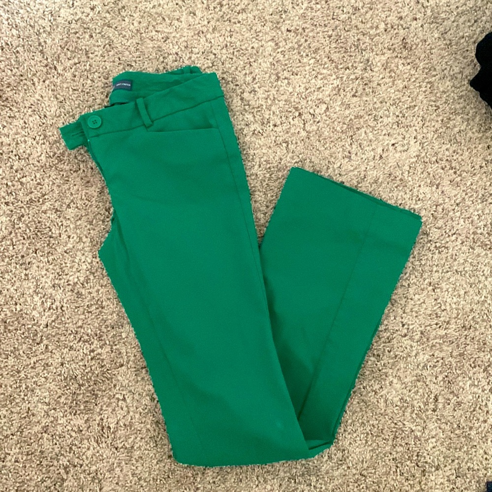 The Limited green dress pants.